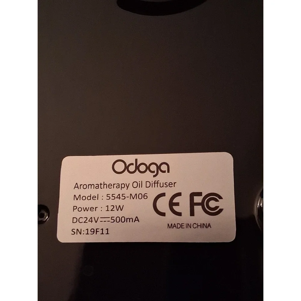 Odoga Ultrasonic Aroma Diffuser Aromatherapy Essential Oil Diffuser Tested w/ Bo